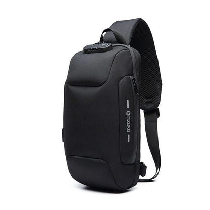 Multifunctional shoulder bag with anti-theft and waterproof features in various colours