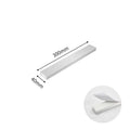 Stainless steel wall-mounted magnetic knife storage rack in various sizes.
