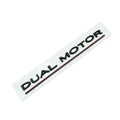 Tesla Model 3 double motor performance badge sticker in ABS plastic.