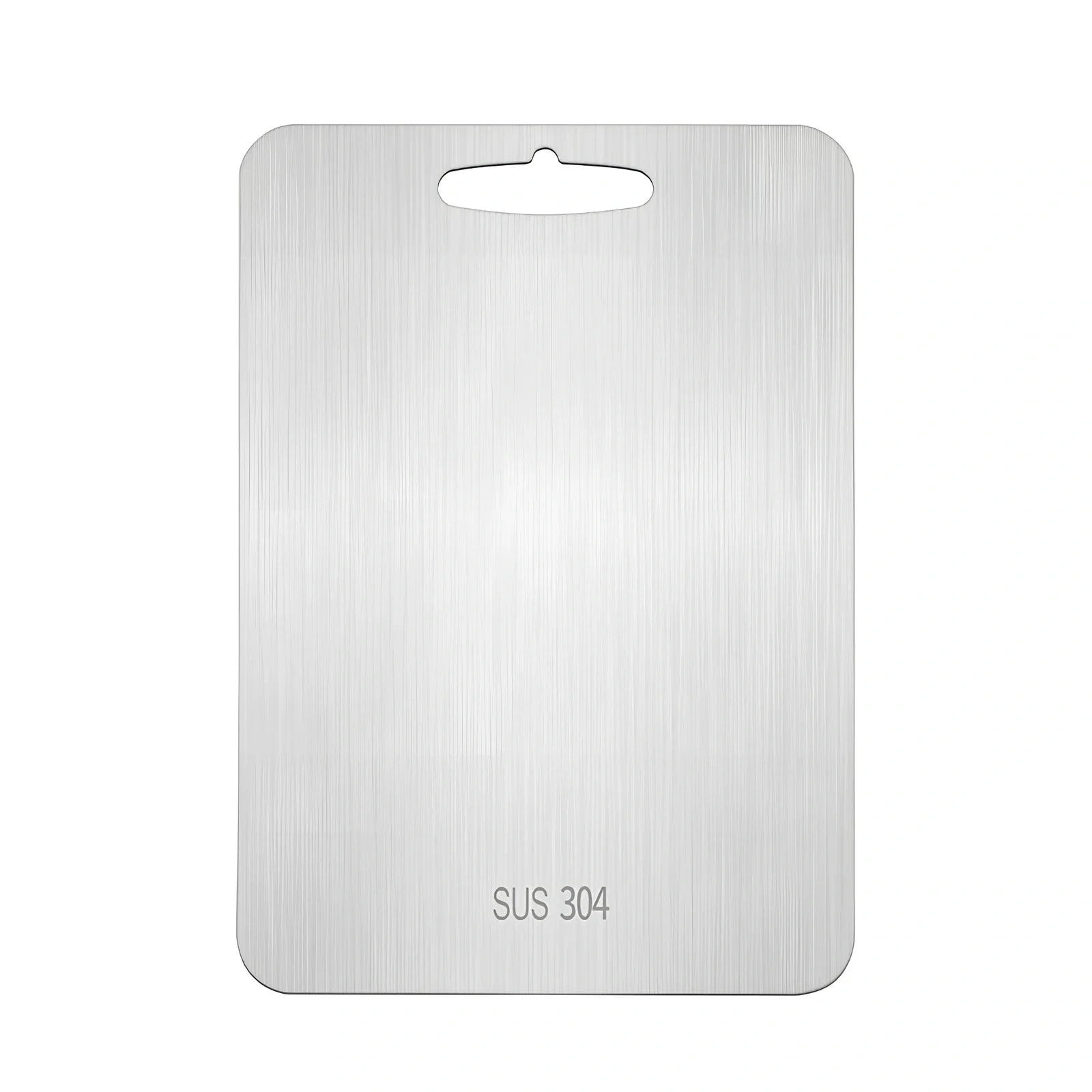 304 stainless steel cutting board, 30x46cm size with 2mm thickness, smooth hygienic surface for kitchen use