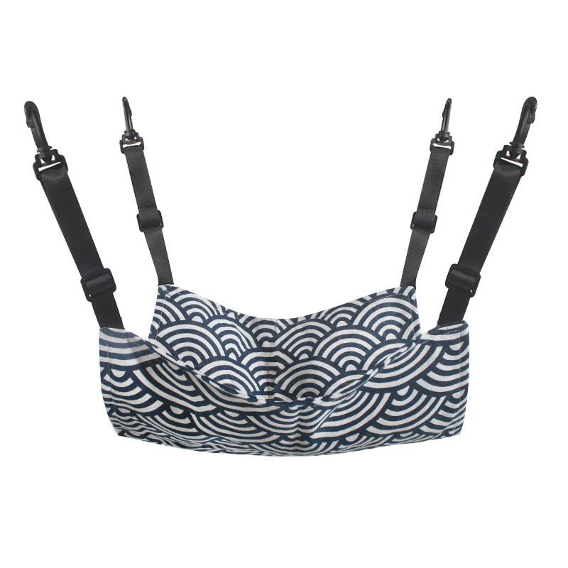 Lamb Fleece Cat Hanging Bed in various colors and sizes, perfect for indoor pet comfort