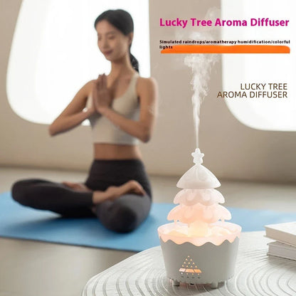 Premium Ultrasonic Aromatherapy Diffuser with Adjustable LED Lighting, Remote Control, and Automatic Shut-Off