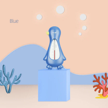 Baby Bath Water Thermometer with safety features and cartoon design