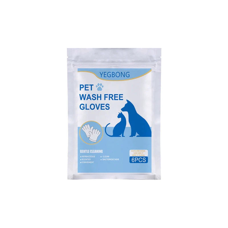 Disposable aluminum foil pet gloves for easy cleanup, pack of six