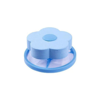 Float Filter for Washing Machine Hair Remover with flower design in various colours