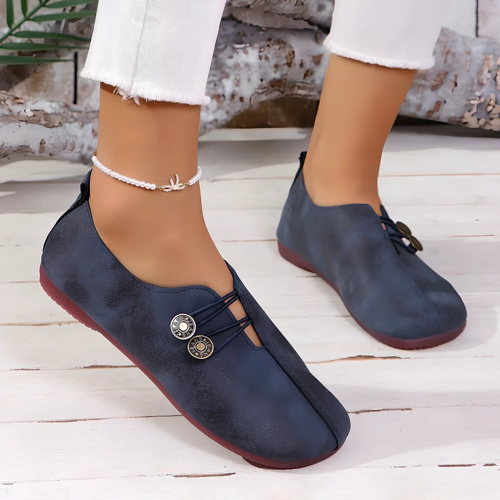 Women's black square toe slip-on sandals with flat heel, PU upper, rubber sole, size 38 shown