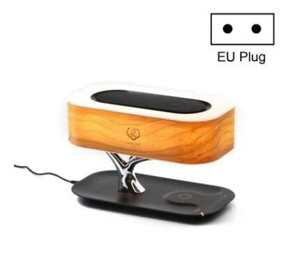 Creative Tree Light Table Lamp with Bluetooth speaker and wireless charging feature