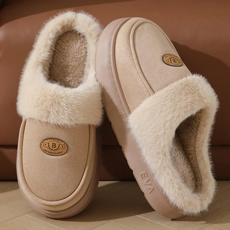Cozy Men's Plush Slippers for Indoor Comfort