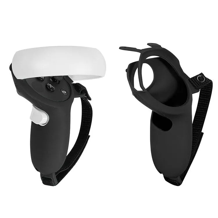 Black silicone glasses host set with eye mask and handle accessories for gaming comfort