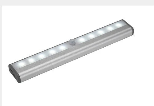 LED cabinet light with infrared sensor for automatic energy-saving illumination