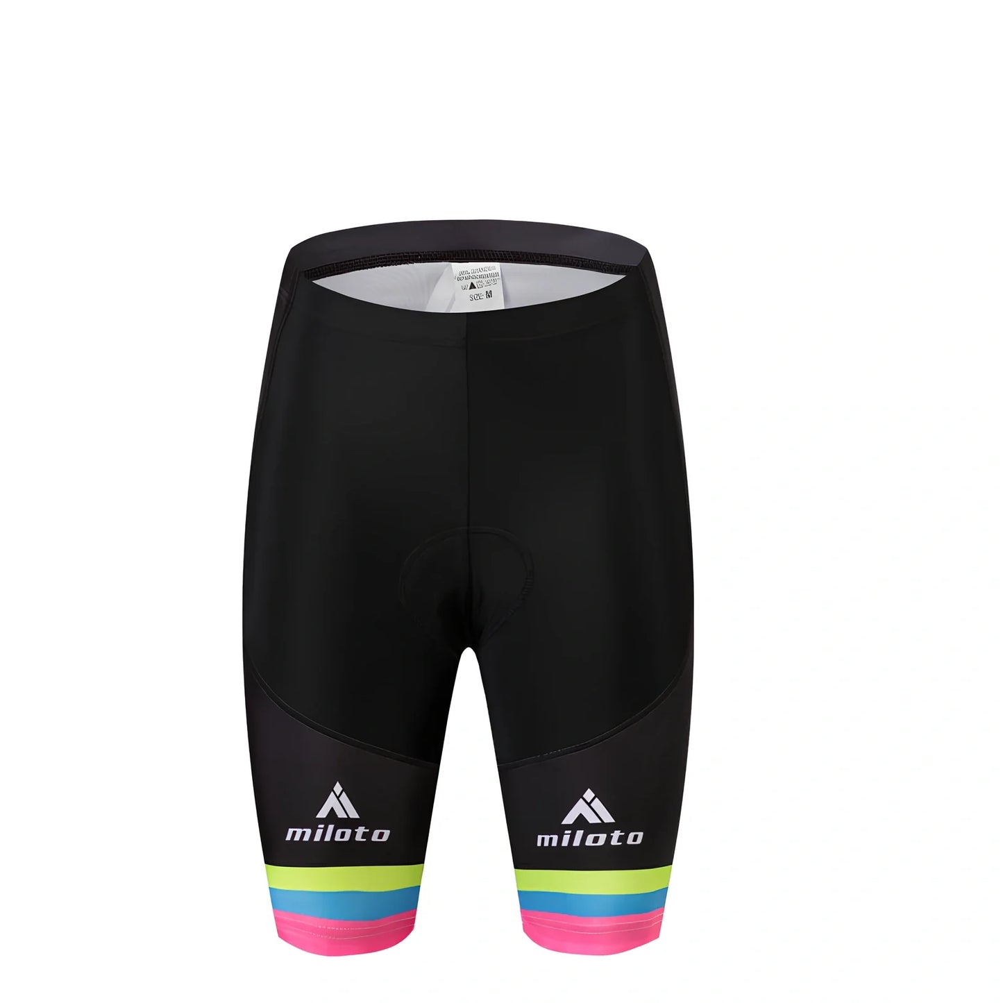 Falina Flamboyant cycling jersey and shorts set in black or white with moisture-wicking fabric