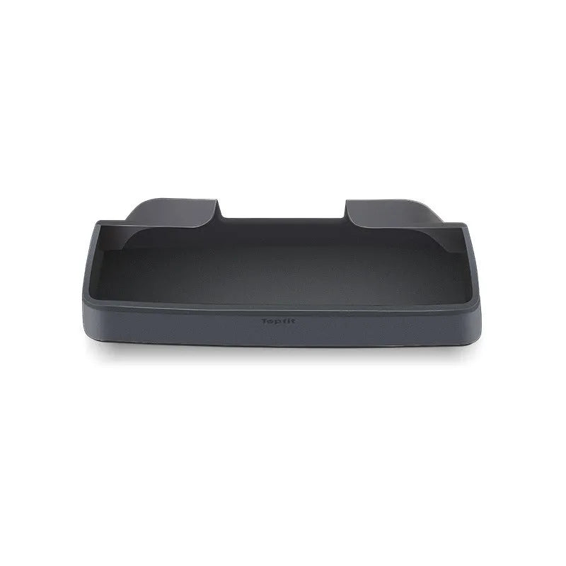 Black silicone glasses case mounted in Tesla Model 3/Y centre console