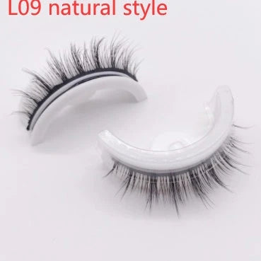 Captivating 3D layered mink-like false eyelashes for bold, voluminous eye makeup looks