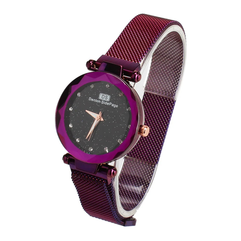 Star Watch in stainless steel with onion crown and small three-pin function