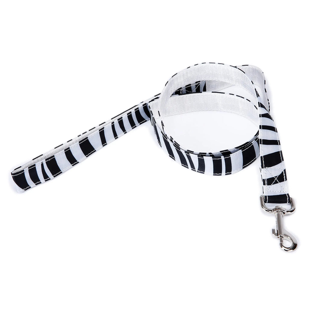 Black pet traction rope with plaid stripe pattern showing 120cm imitation nylon extension strap