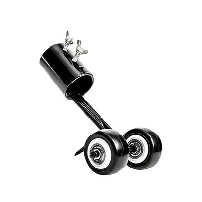 Portable gardening tools set for efficient weed removal with durable metal construction