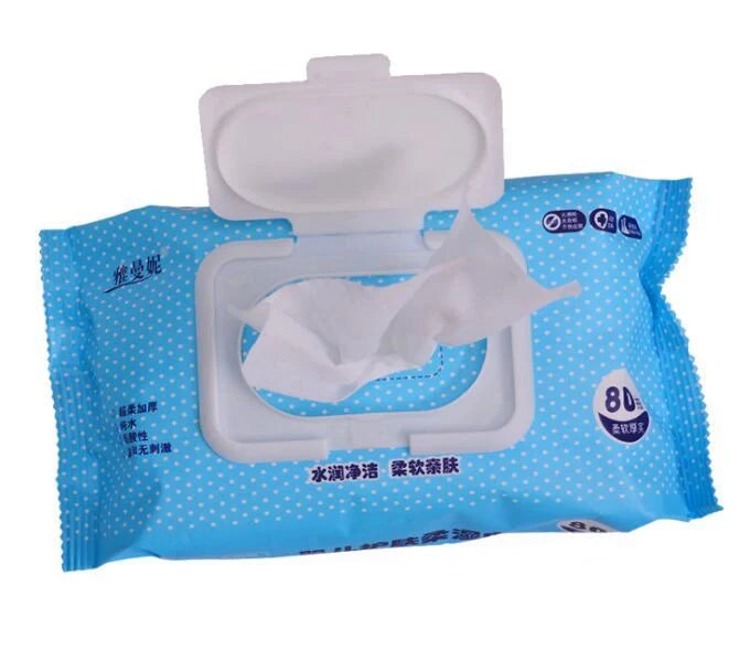 Pack of 80 thick, super soft non-irritating baby wipes, perfect for sensitive skin