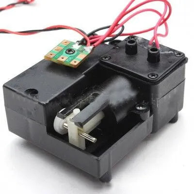 Black plastic smoke box electronic accessory for model tanks with 12V DC operation