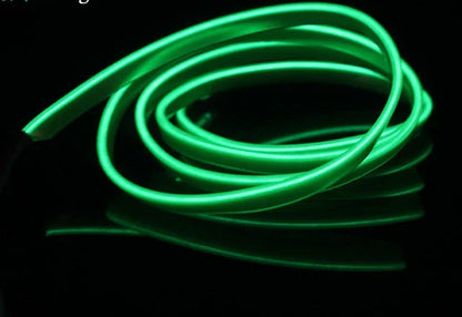 Vibrant, flexible LED strip lights in various colors for neon party decoration, bicycle accents, and customizable illumination