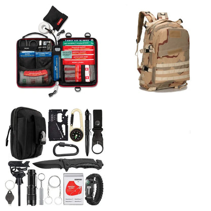 Amazon's 17.5×12×6cm multi-function survival tool with SOS features for camping