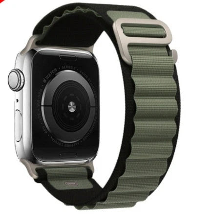 Apple Watch nylon strap with metal tips in various colours