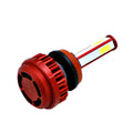 Car LED headlamp bulb 80W 8000lm 6000K white with double ball bearing fan and COB chip