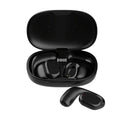 Two ear noise reduction wireless Bluetooth translation earphones in black and white