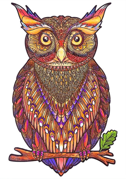 Colourful animal-shaped wooden jigsaw puzzles for children, educational and fun