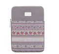 Canvas laptop sleeve bag for 13 inch laptop with slim protective design and stitched edges