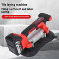 21V cordless tile laying machine with battery pack and adjustable vibration controls