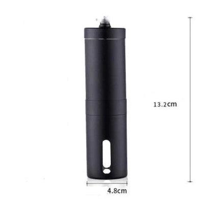 Stainless steel hand coffee grinder with ceramic core for consistent coffee grinding