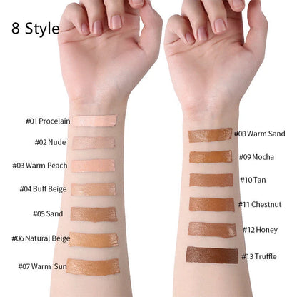 Oil-Control Liquid Foundation Concealer in 13 shades for a flawless matte finish