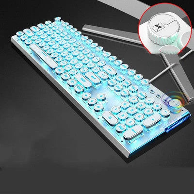 Mechanical Gaming Keyboard with LED Backlit and Anti-Ghosting Keys