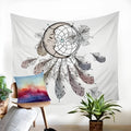 Rectangular machine-woven polyester fibre home decor tapestry tarpaulin with European classical geometric abstraction pattern