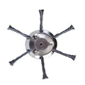 Stainless steel wire wheel attachment for electric mower with 150mm diameter