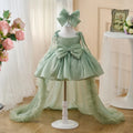 Girls' heavy industry tutu skirt short skirt in satin and polyester, green and pink options, for heights 80 to 160cm
