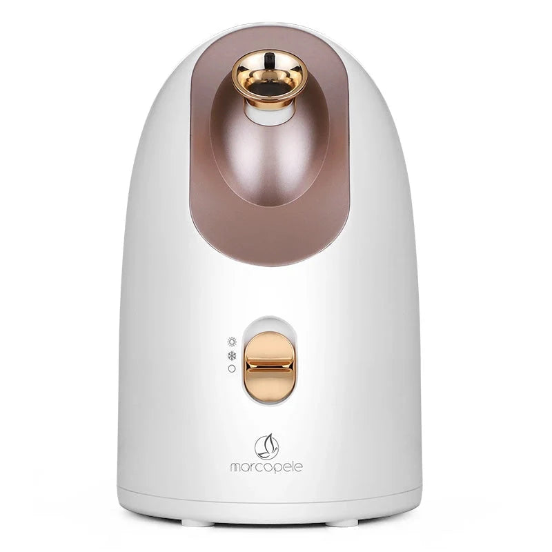 Hot and cold face steamer with dual fog settings for skincare