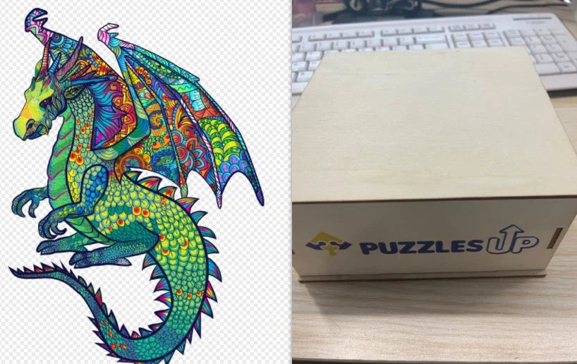 Animal Puzzle Puzzlesup A3 Size With The Box - Detailed wooden puzzle for creative minds