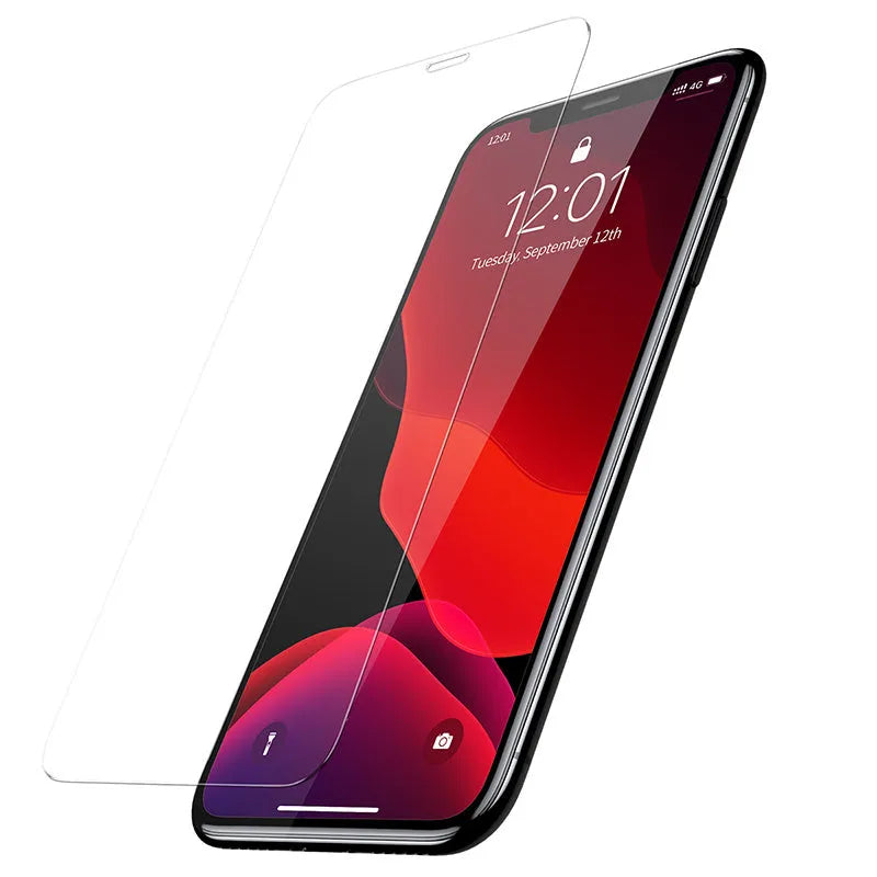 0.3mm full glass tempered film screen protector for iPhone X XS 11 Pro 5.8 inch transparent black edge