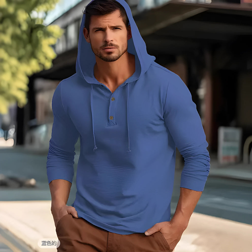 Cotton pullover hoodie sweatshirt in various colours with European and American sizing