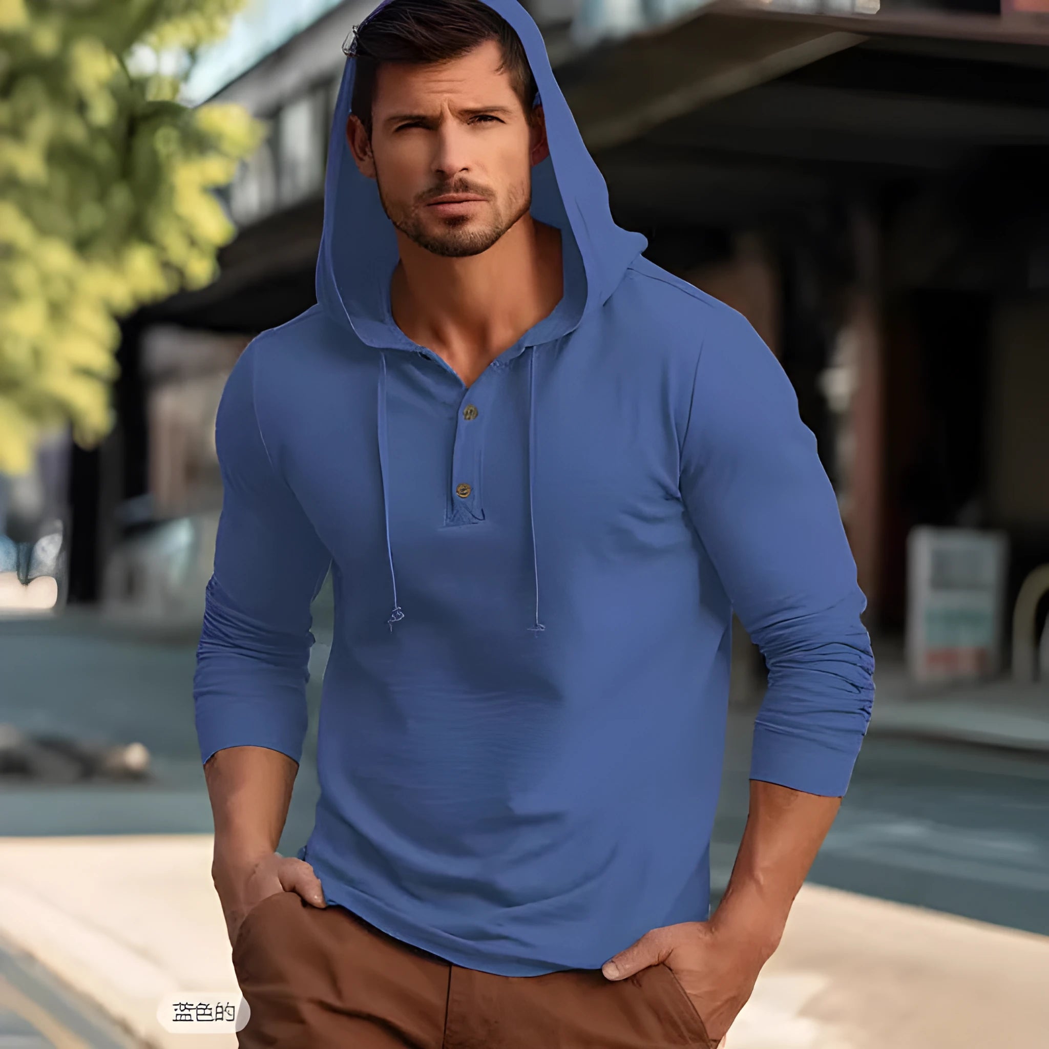 Cotton pullover hoodie sweatshirt in various colours with European and American sizing