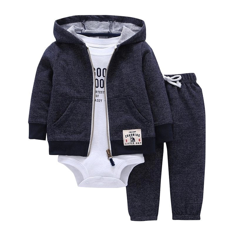 Toddler's cotton long sleeve hoodie with zipper front in various colours