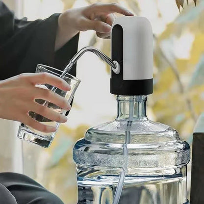 Smart electric water pump with USB charging for easy hydration at home or office