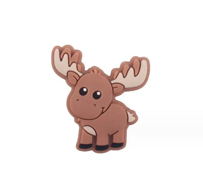 50pcs baby silicone dental gel beads for DIY pacifier chains and teething relief