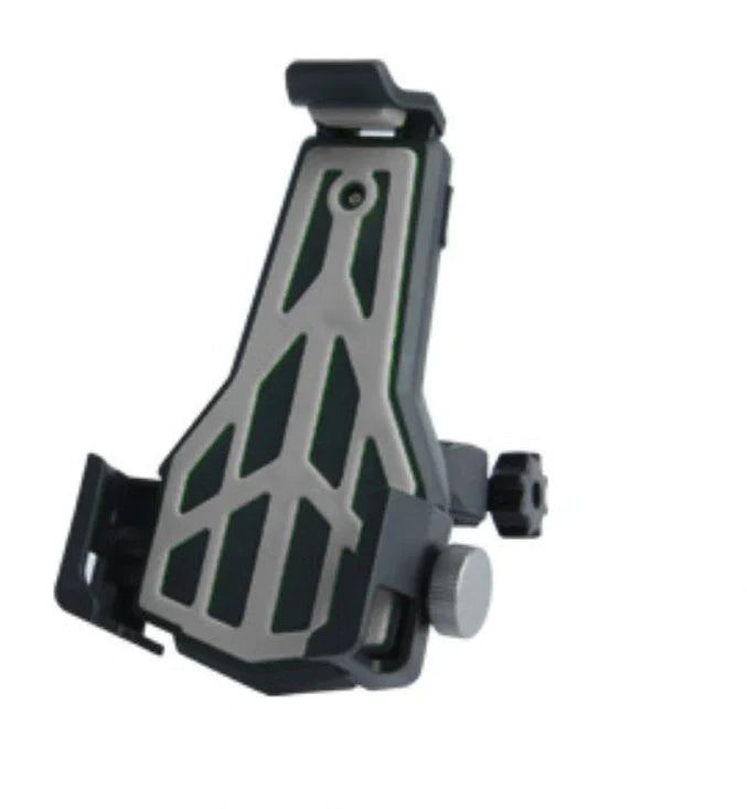 Bicycle handlebar phone holder with triangular design and 360 rotation in multiple colours
