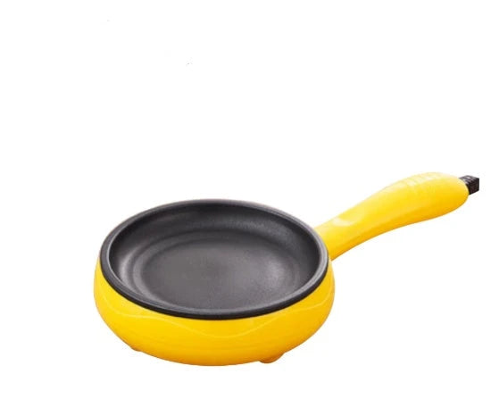 Mini electric egg omelette cooker with non-stick frying pan in various colours