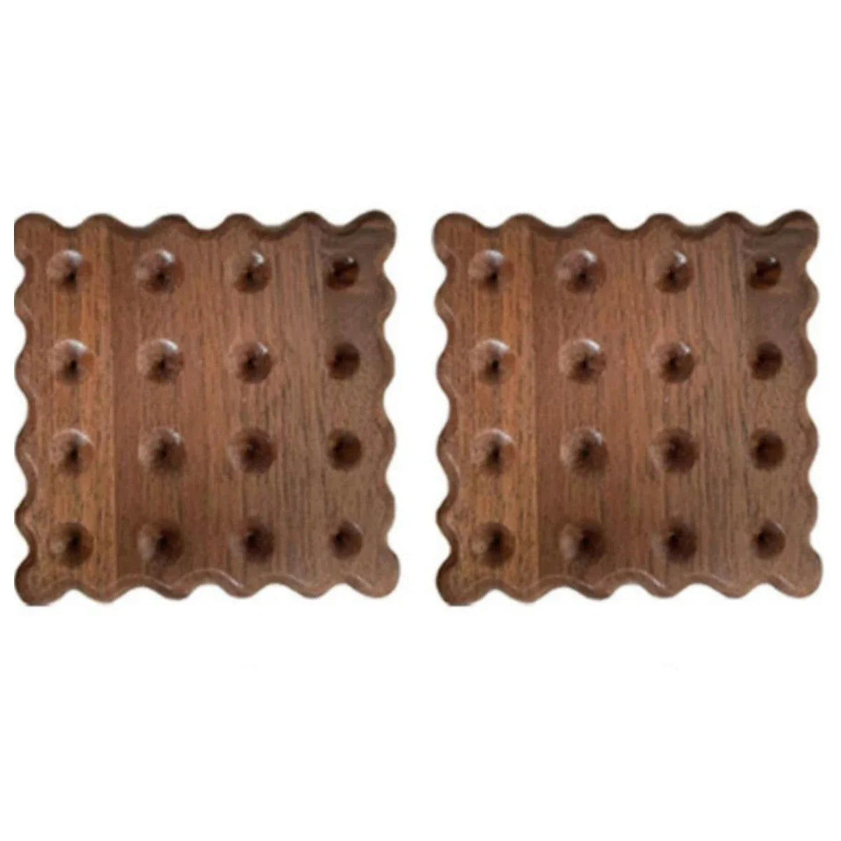 Versatile wooden coasters made from premium natural materials, ideal for protecting surfaces and adding a rustic touch to your kitchen