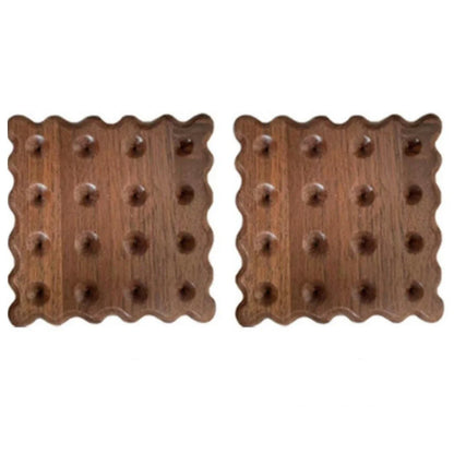 Versatile wooden coasters made from premium natural materials, ideal for protecting surfaces and adding a rustic touch to your kitchen