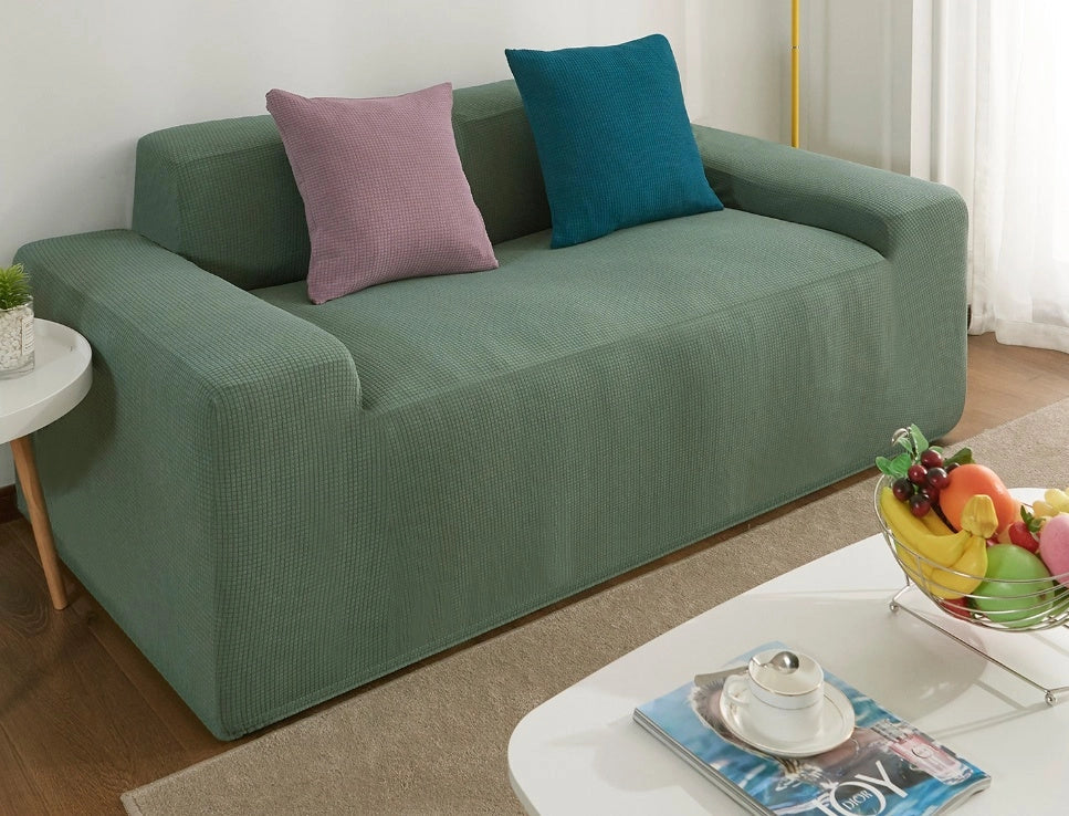 Waterproof polar fleece sofa slipcover in various colours and sizes