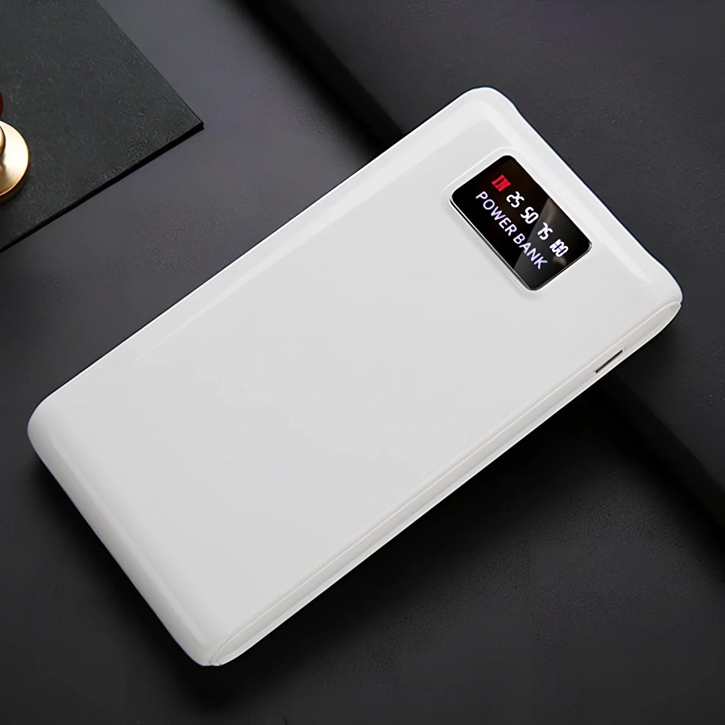 Black 18650 DIY charging bank case C9 model, 22mm x 76mm x 150mm with Type-C input and 5V 2A output for six batteries